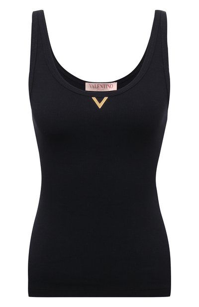 Женская хлопковая майка VALENTINO, арт. 5B3MC01U8PJ