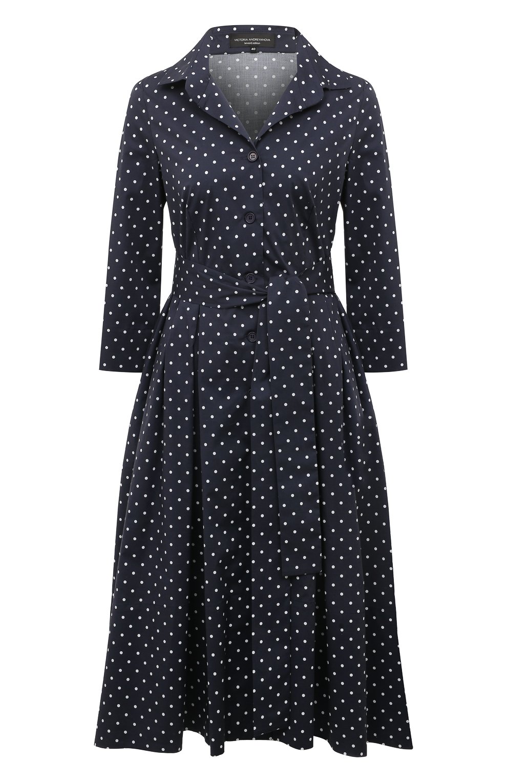Хлопковое платье VICTORIA ANDREYANOVA, арт. TS-SS23-3663, фото 1