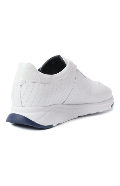 Кроссовки с отделкой из кожи каймана ZILLI, арт. H0094AM1020VSWR01, фото 5