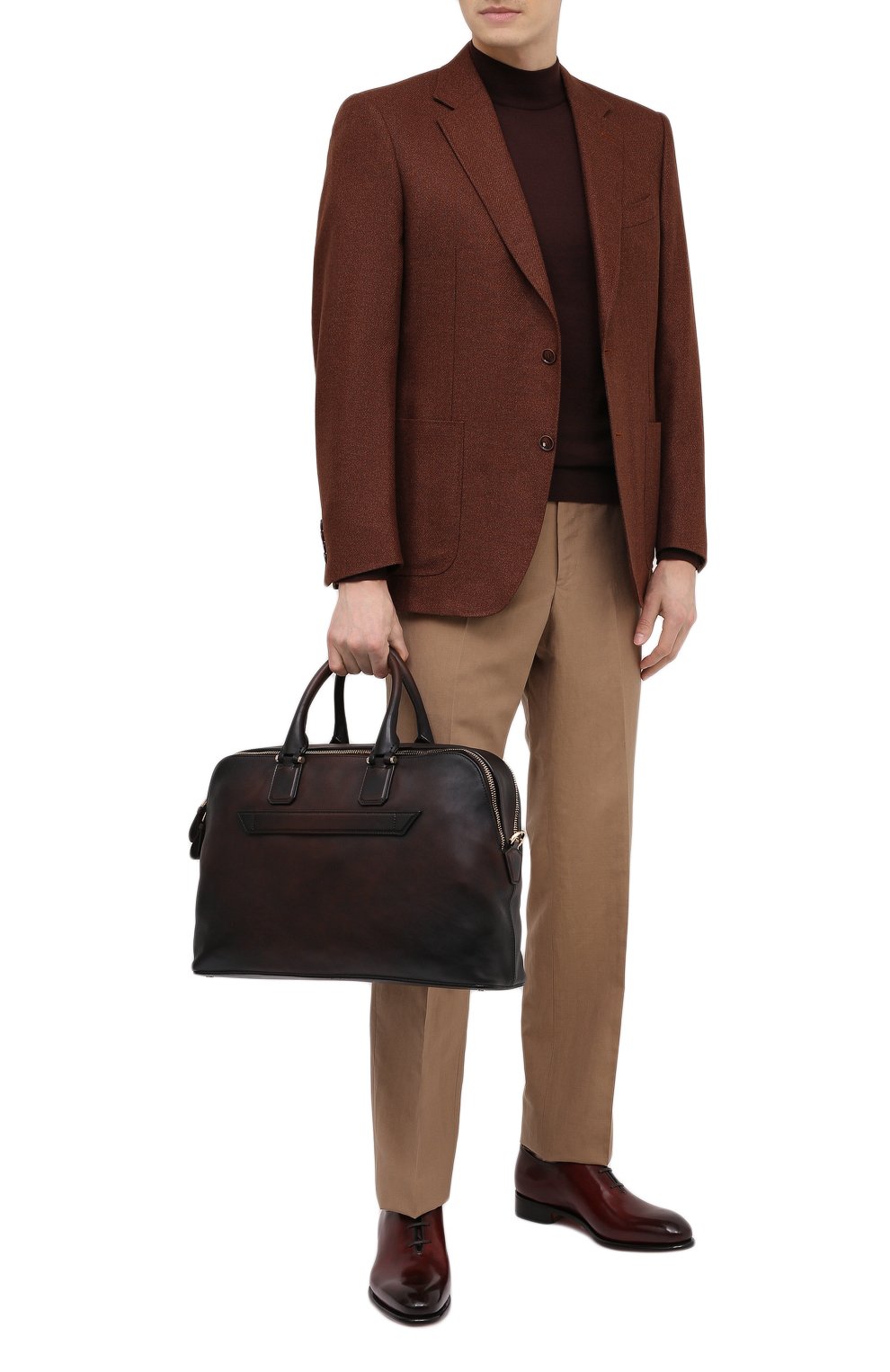 Кожаная сумка для ноутбука SANTONI, арт. UIBBA2010LI-HGTQT50, фото 2