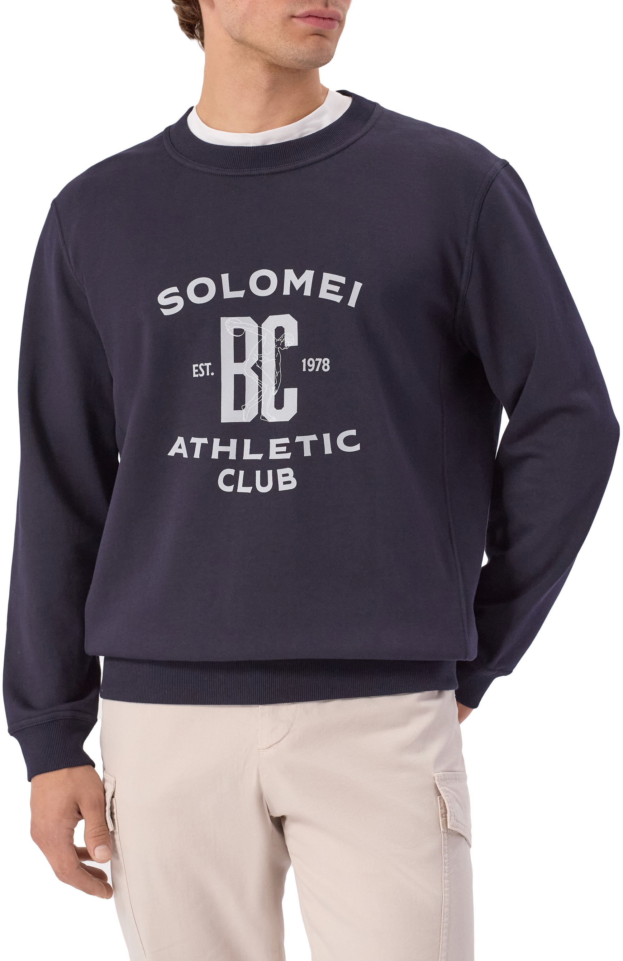 Хлопковый свитшот BRUNELLO CUCINELLI, арт. MW8633380G, фото 3