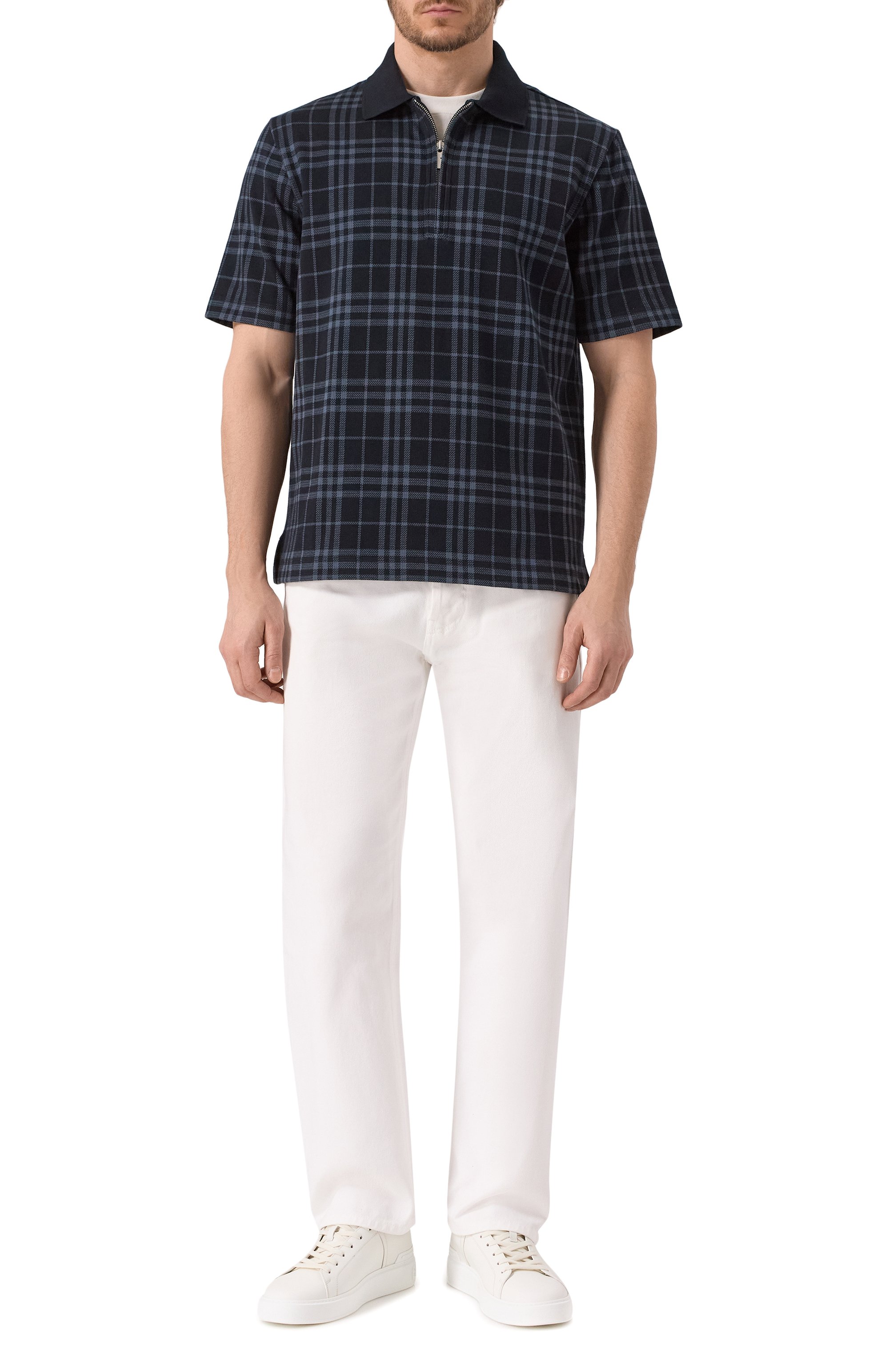 Хлопковое поло BURBERRY, арт. 8101895, фото 2