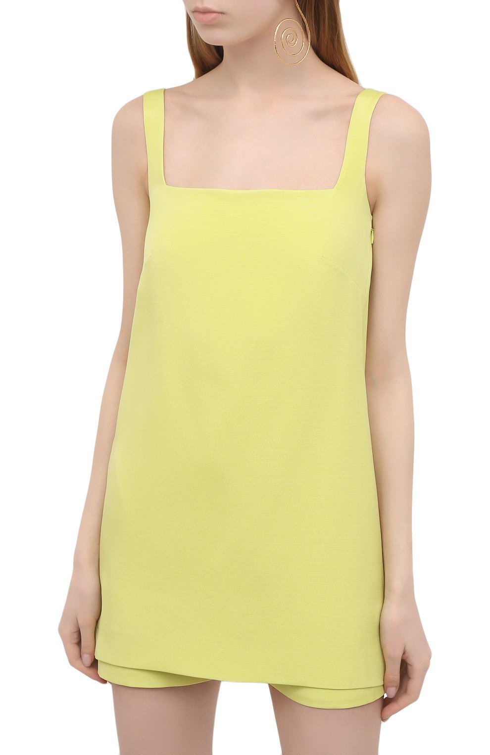 Комбинезон из шерсти и шелка VALENTINO зеленого цвета по цене 219500 руб., арт. VB0VE1M06BS, фото 3 Комбинезон из шерсти и шелка VALENTINO, арт. VB0VE1M06BS, фото 3