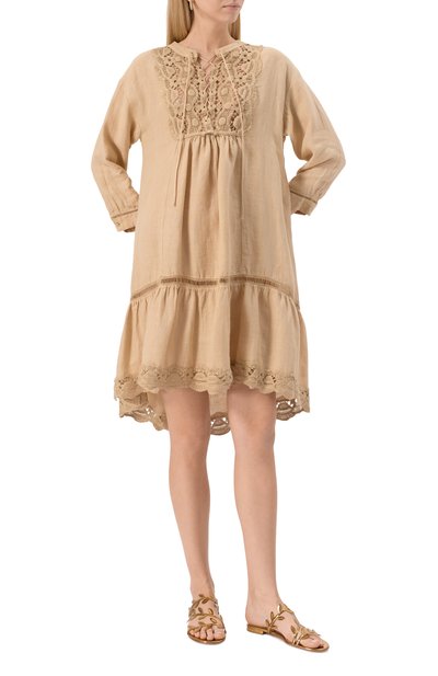 Льняное платье 120% LINO, арт. 32ALIW4PIH/0000115, фо�то 3