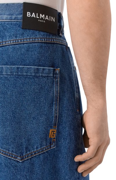 Джинсы wide BALMAIN, арт. GH1ML160/DG08, фото 5