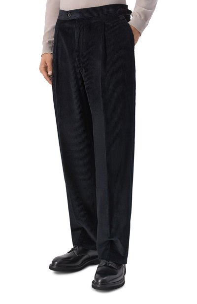 Вельветовые брюки CORNELIANI черного цвета по цене 57250 руб., арт. 284L26/2A18203, фото 3 Вельветовые брюки CORNELIANI, арт. 284L26/2A18203, фото 3