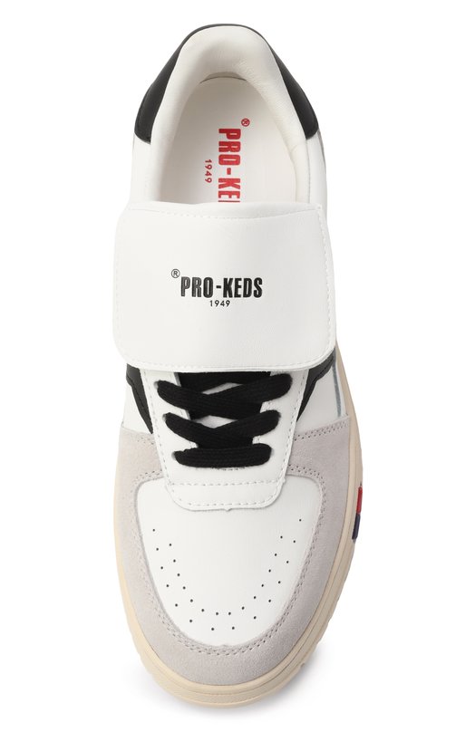 Кожаные кеды Field King Pro-Keds 1949 FIELD KING/LEATHER & SUEDE Белый  FIELD KING/LEATHER & SUEDE Фото 6