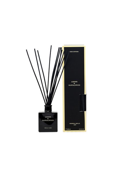 Диффузор с палочками amber &amp; sandalwood (100ml) CERERIA MOLLA 1899, арт. 8424405013175