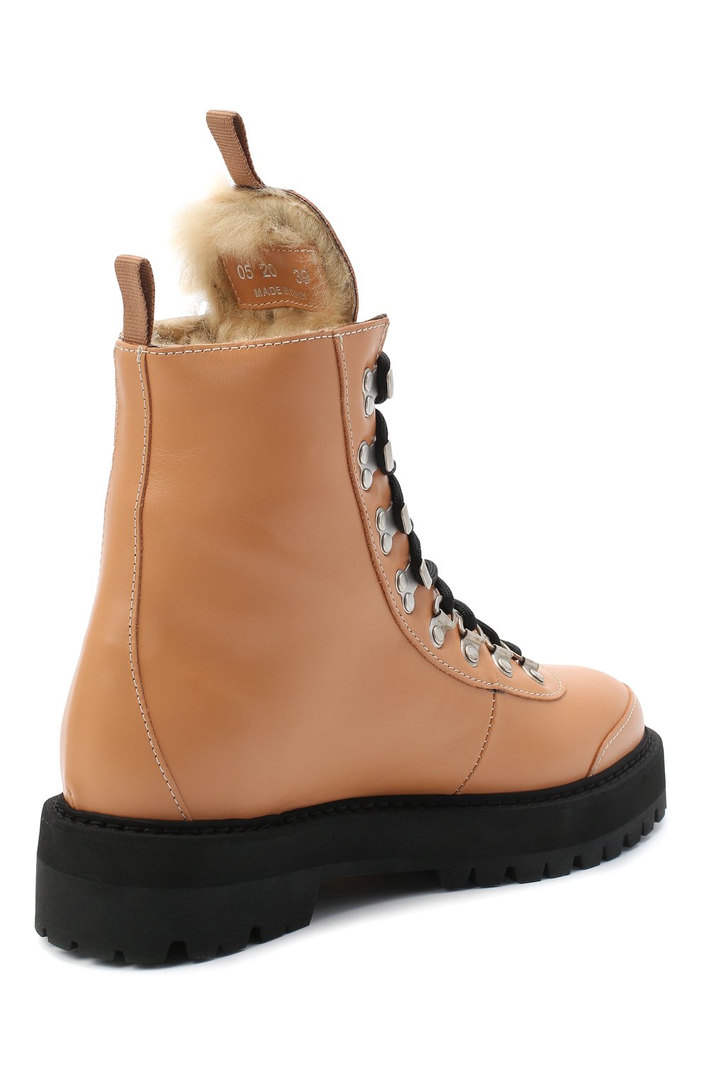 Кожаные ботинки OFF-WHITE, арт. 0WIA045E20LEA0011810, фото 4