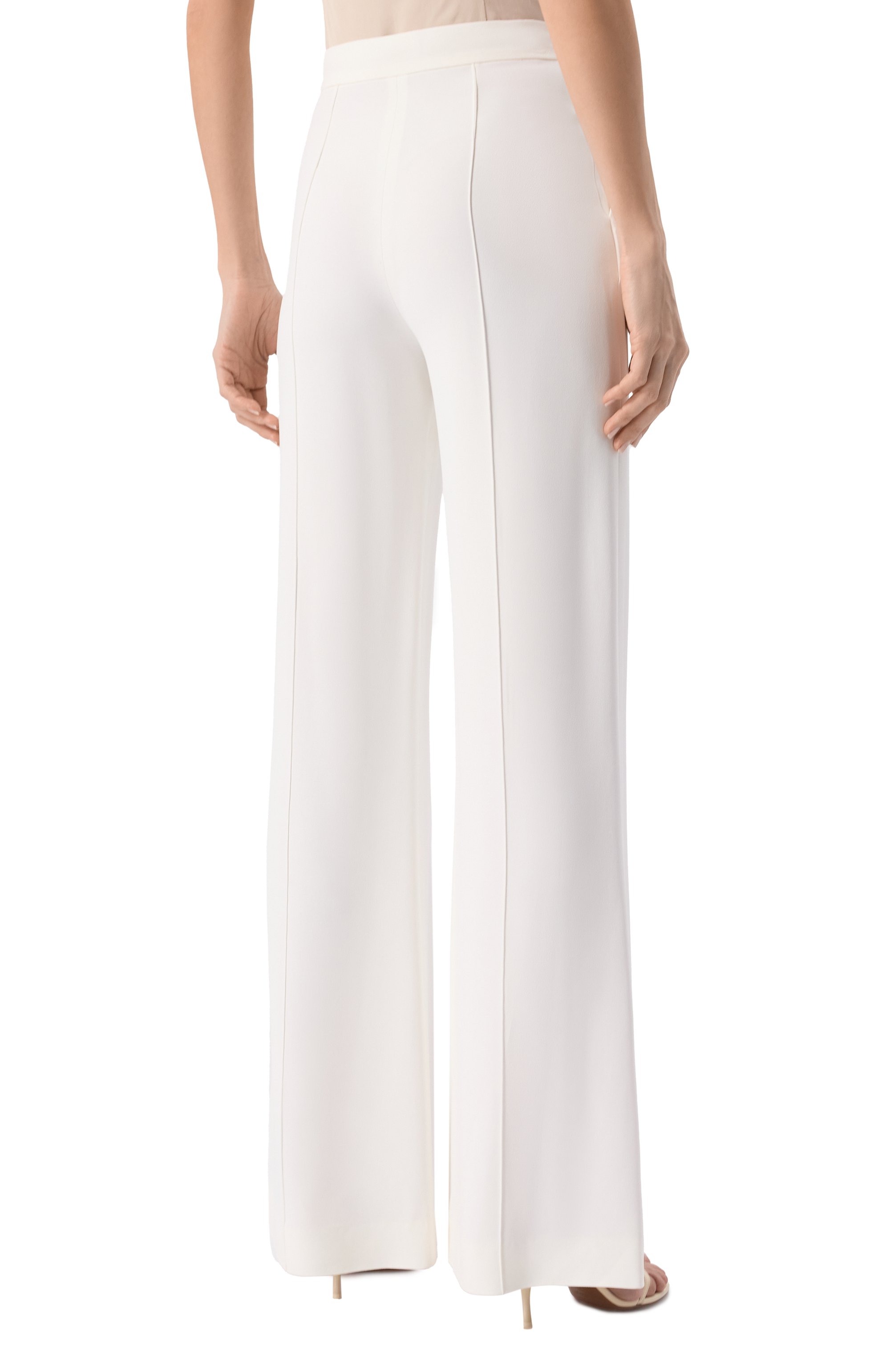 Брюки ELIE SAAB белого цвета по цене 141500 руб., арт. P0005, фото 4 Брюки ELIE SAAB, арт. P0005, фото 4