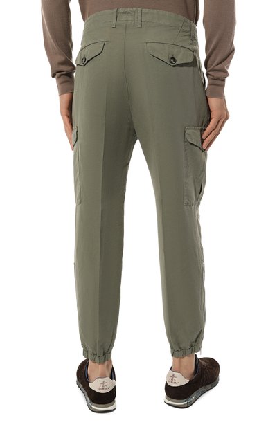 Джоггеры изо льна и хлопка BRUNELLO CUCINELLI, арт. M291DH0640, фото 4