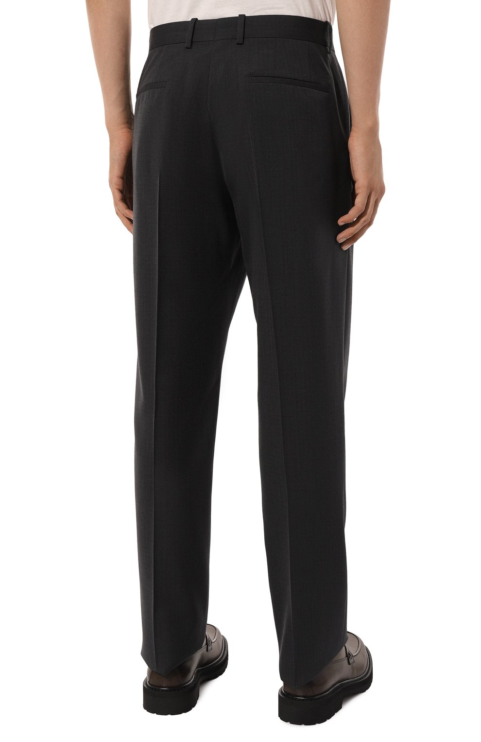 Шерстяные брюки JIL SANDER, арт. J22KA0107/J40171, фото 4