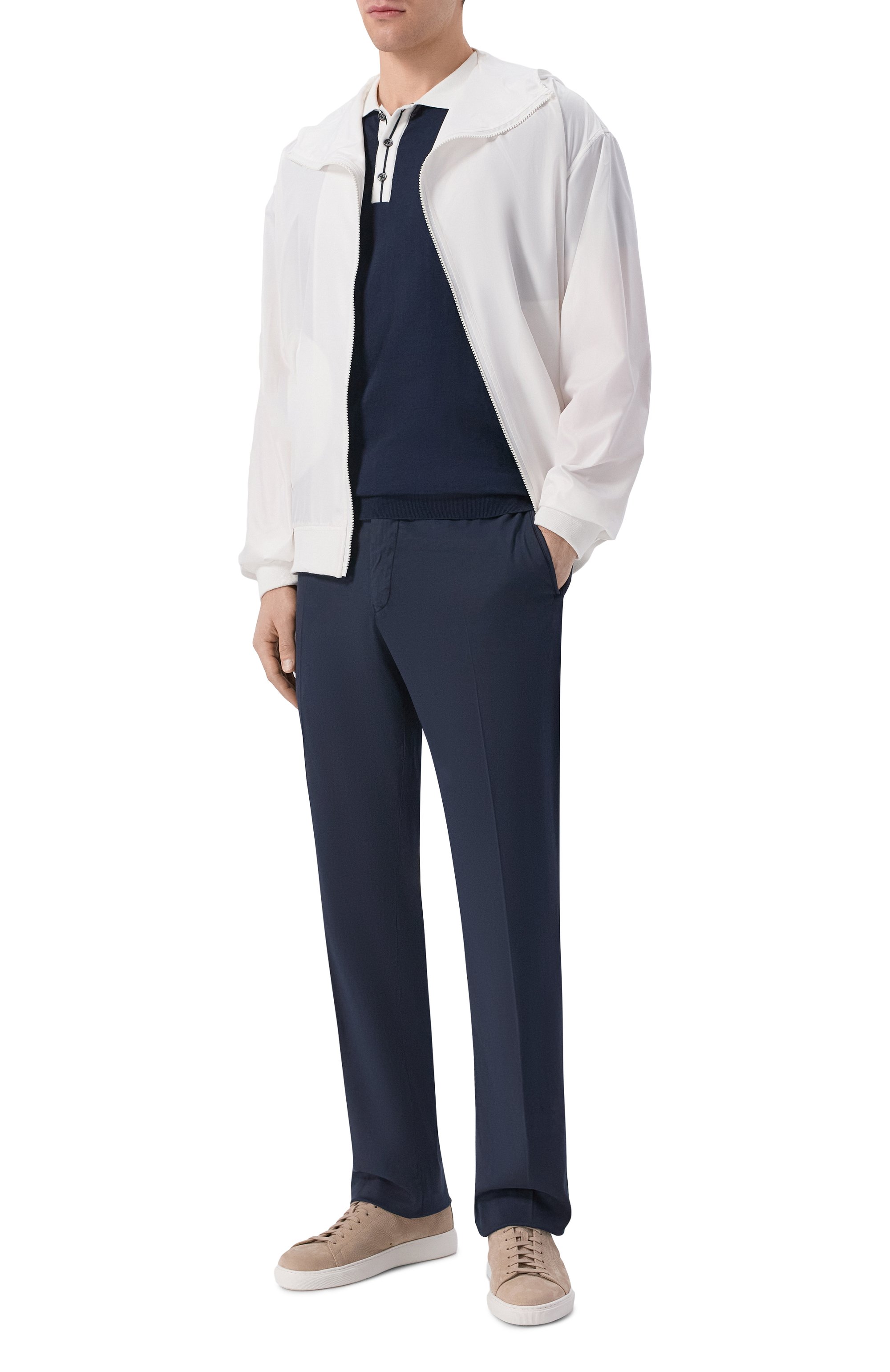 Брюки из хлопка и шелка KITON, арт. UPLACRK0607H, фото 2