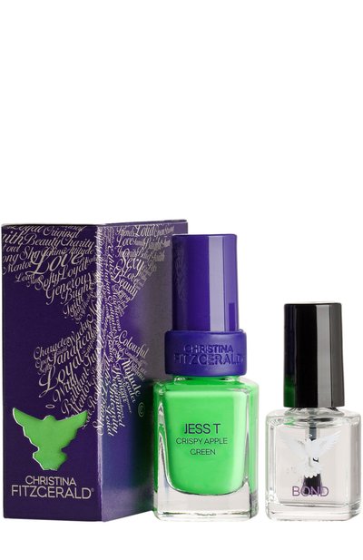 Женский лак для ногтей \сочное зеленое яблоко\" jess t crispy apple green + bond" CHRISTINA FITZGERALD, арт. 9333381001863