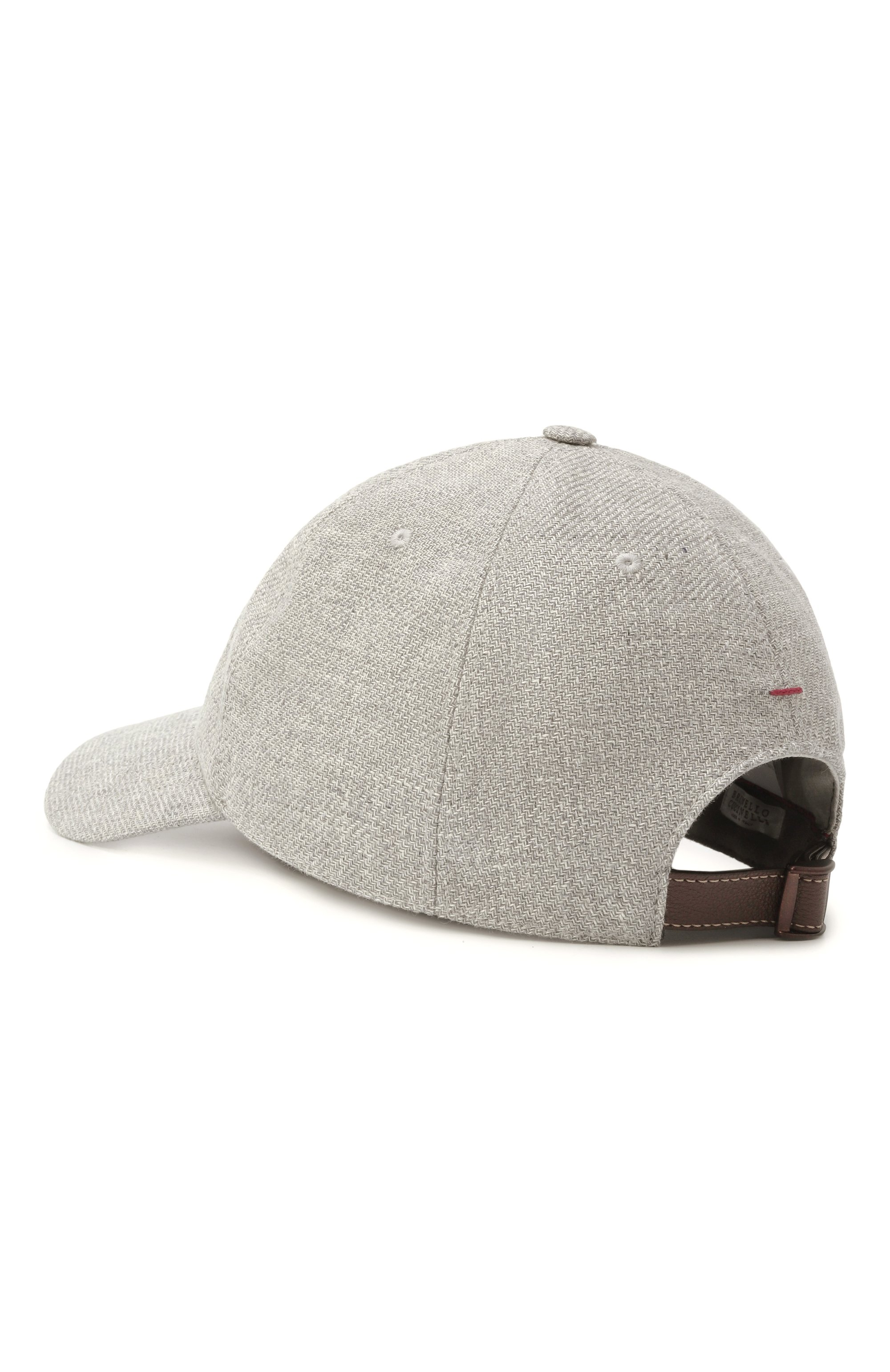 Бейсболка изо льна и шерсти BRUNELLO CUCINELLI, арт. MW4829850, фото 3