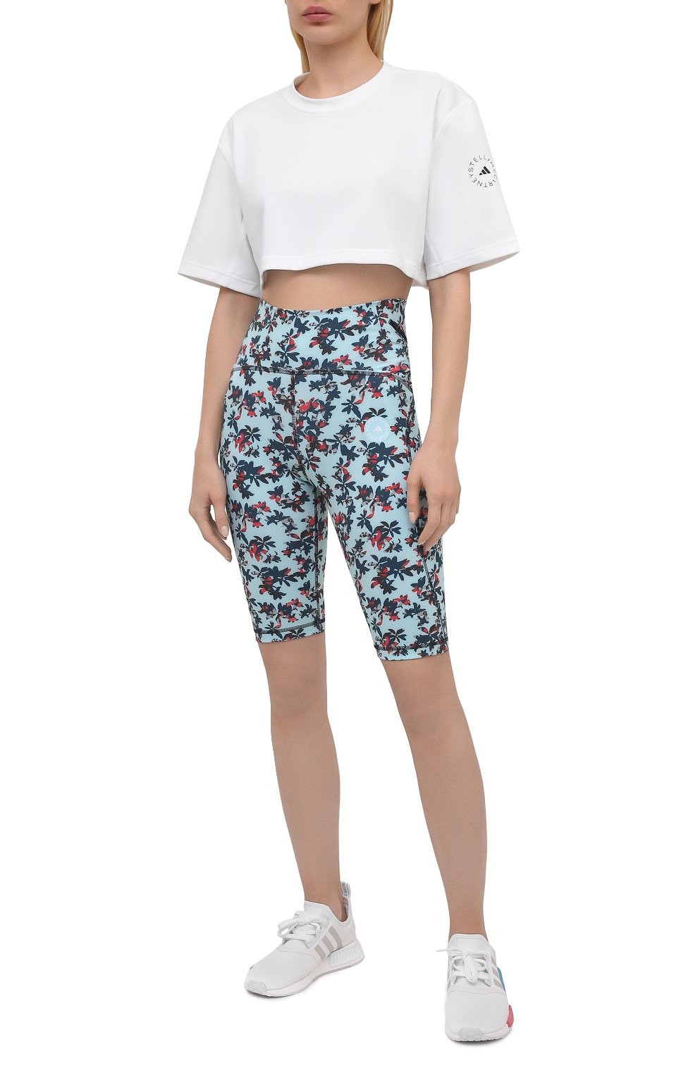 Футболка ADIDAS BY STELLA MCCARTNEY белого цвета по цене 6480 руб., арт. GL7339, фото 2 Футболка ADIDAS BY STELLA MCCARTNEY, арт. GL7339, фото 2