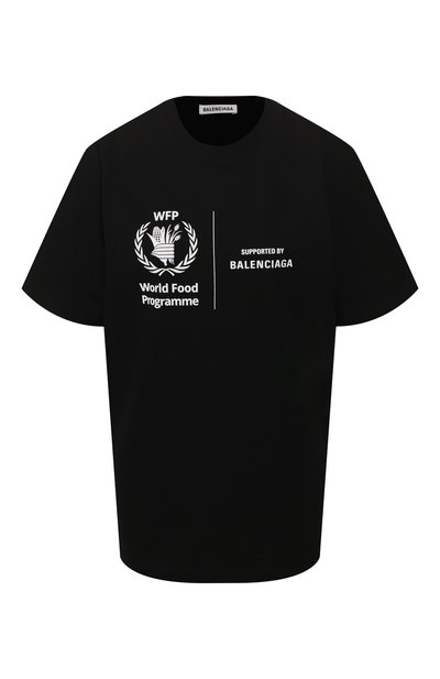 Женская хлопковая футболка BALENCIAGA, арт. 612965/THV84
