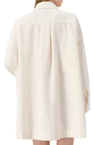 Платье из хлопка и льна 7 FOR ALL MANKIND, арт. 7U015X10LNI, фото 4