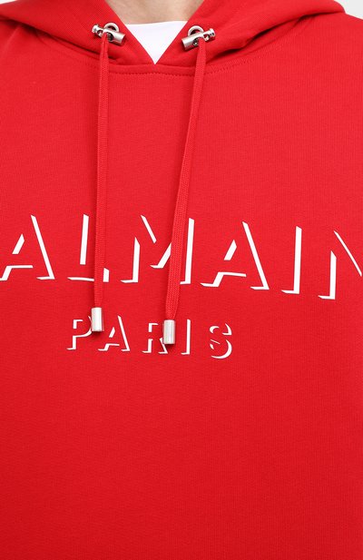 Хлопковое худи BALMAIN, арт. UH13642/I364, фото 5