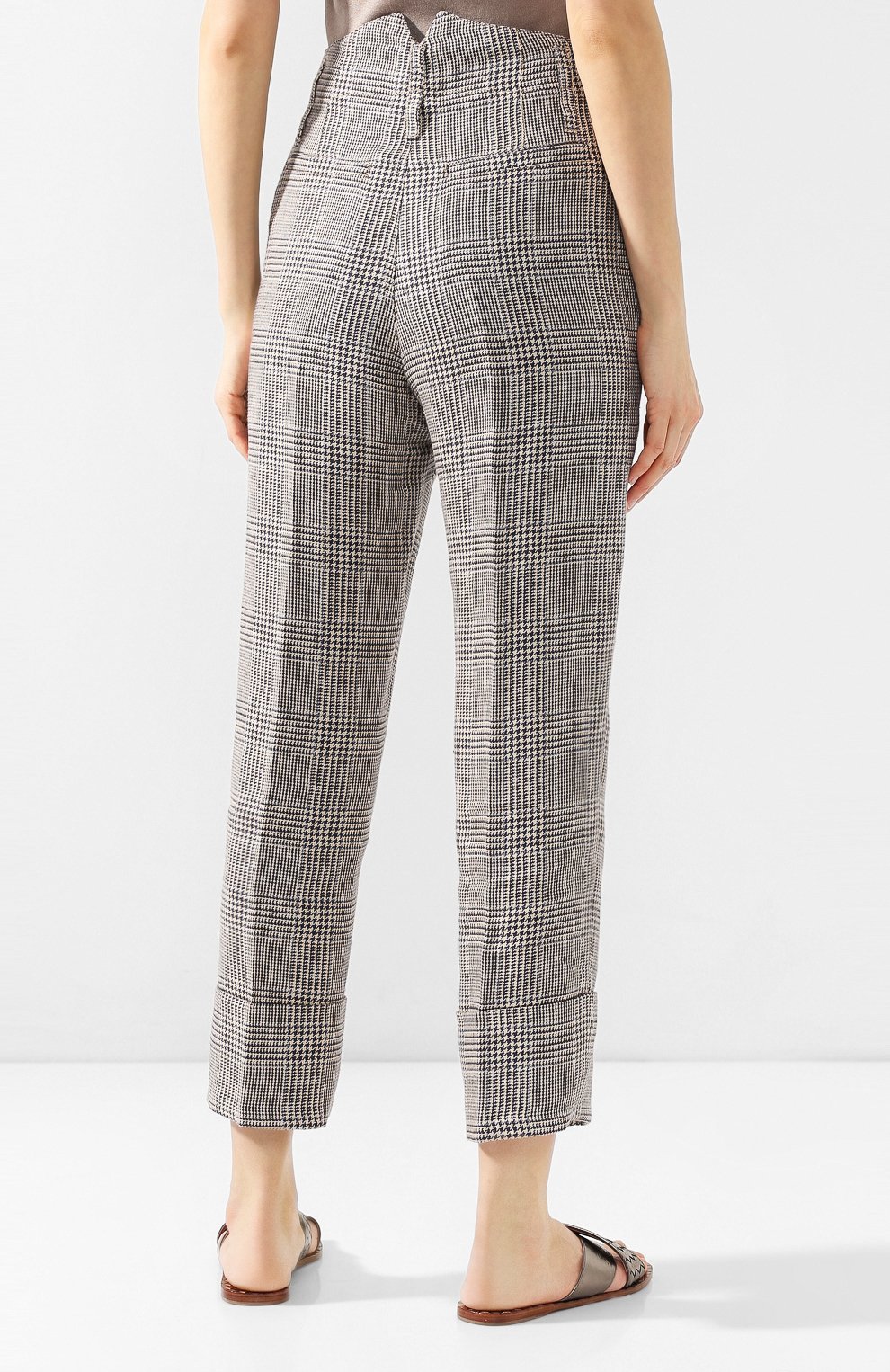 Льняные брюки BRUNELLO CUCINELLI, арт. MF576P6973, фото 4
