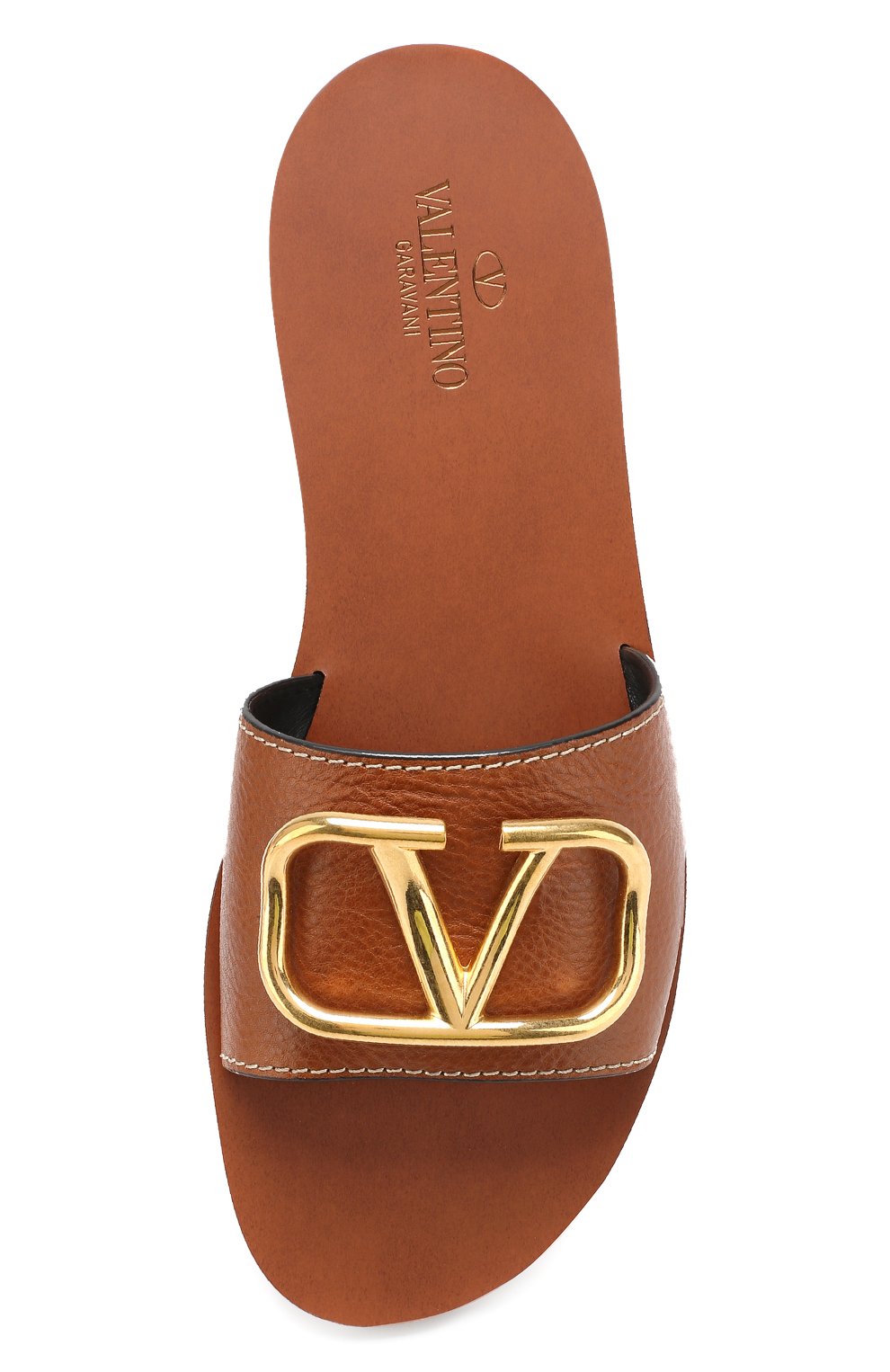 Кожаные шлепанцы go logo VALENTINO, арт. RW0S0M21/HWS, фото 5
