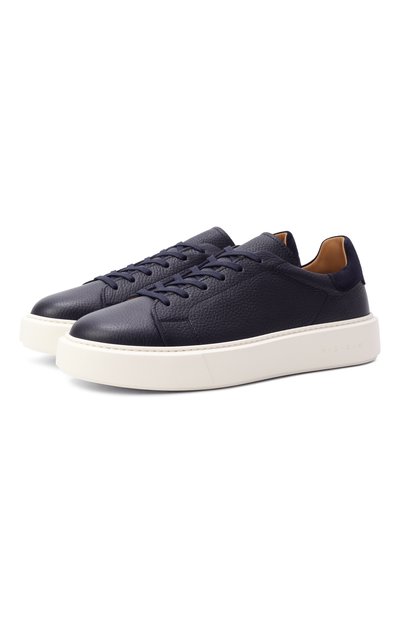Мужские кожаные кеды leone H`D`S`N BARACCO, арт. LE0NE.13*/GRANELL0+SUEDE