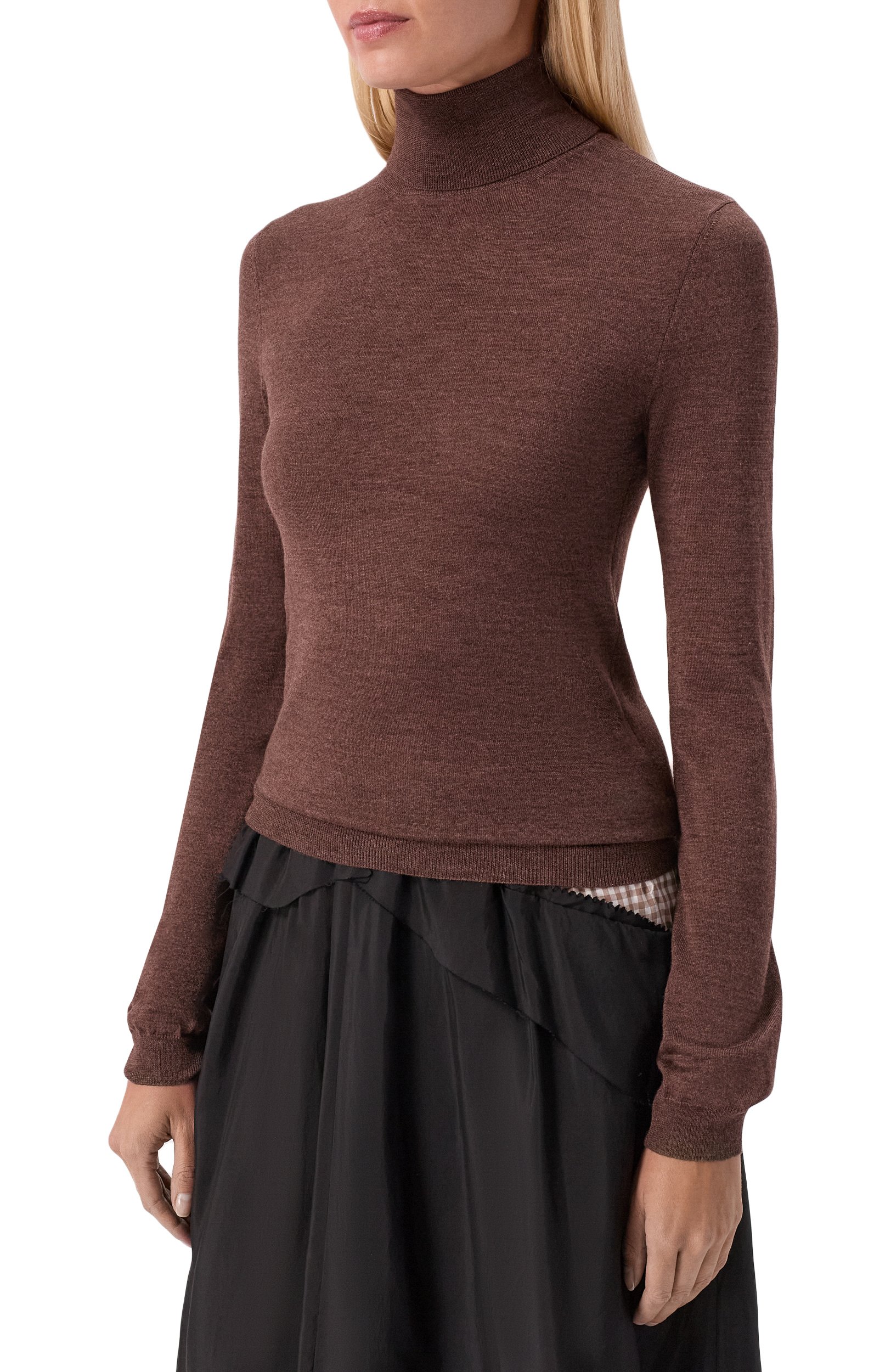 Водолазка из шерсти и шелка MAISON MARGIELA, арт. S51HL0065/M13305, фото 3