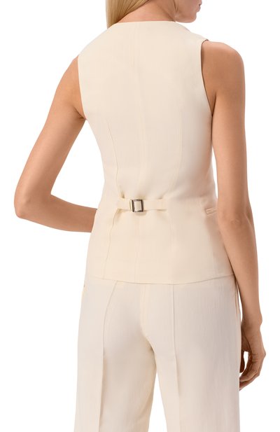 Жилет из вискозы и льна ANTONELLI FIRENZE, арт. N3587Q/935, фото 4