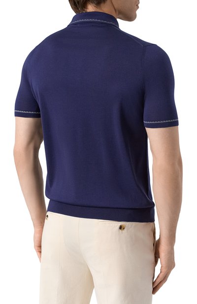 Шелковое поло COLOMBO, арт. MA04603/STA/4-120AN-M, фото 4