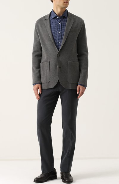 Хлопковая рубашка в клетку RALPH LAUREN, арт. 791669109, ф�ото 2