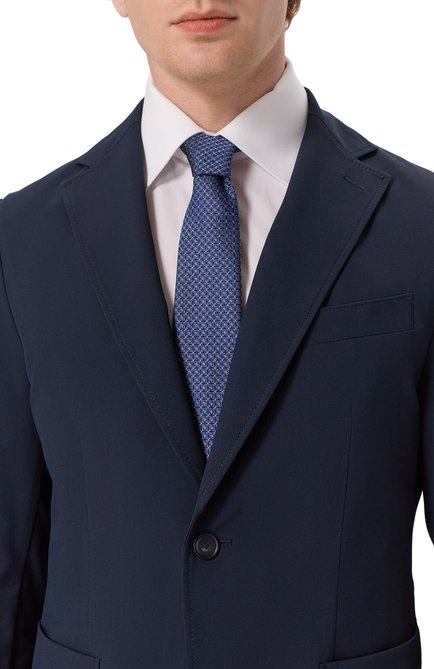 Мужской шелковый галстук CANALI, арт. 18/HJ04403