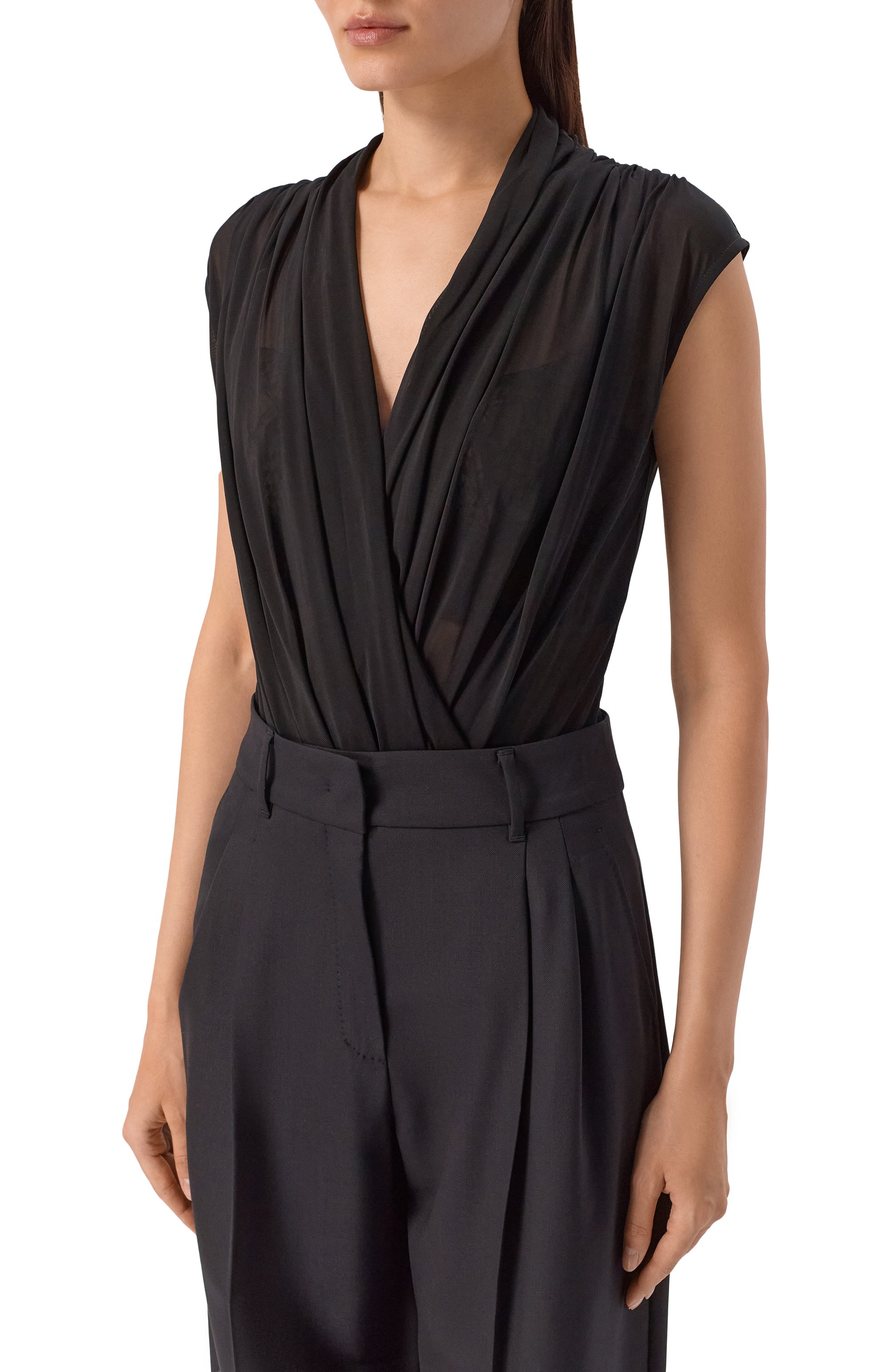 Боди из вискозы MAX MARA STUDIO, арт. VALLE, фото 3
