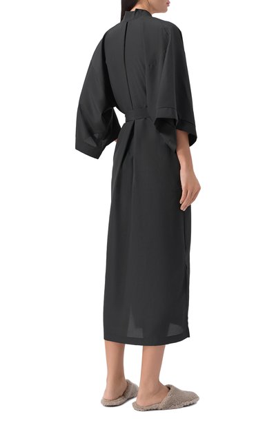 Халат SHAN черного цвета по цене 73290 руб., арт. 42618-86, фото 3 Халат SHAN, арт. 42618-86, фото 3