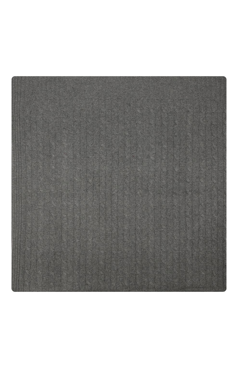 Кашемировый плед RALPH LAUREN серого цвета по цене 54300 руб., арт. 650194528, фото 3 Кашемировый плед RALPH LAUREN, арт. 650194528, фото 3