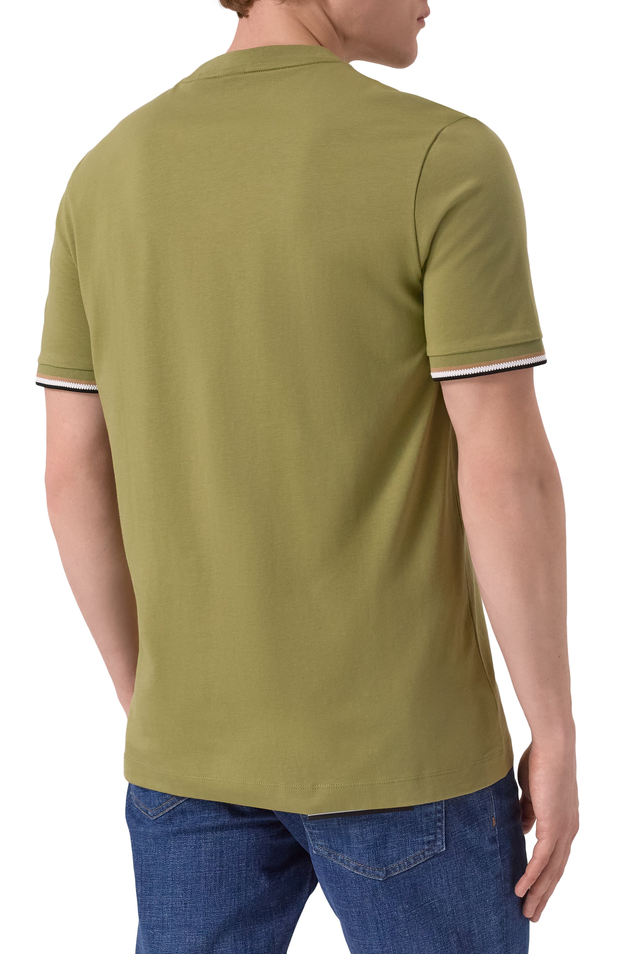 Хлопковая футболка BOSS, арт. 50501097, фото 4