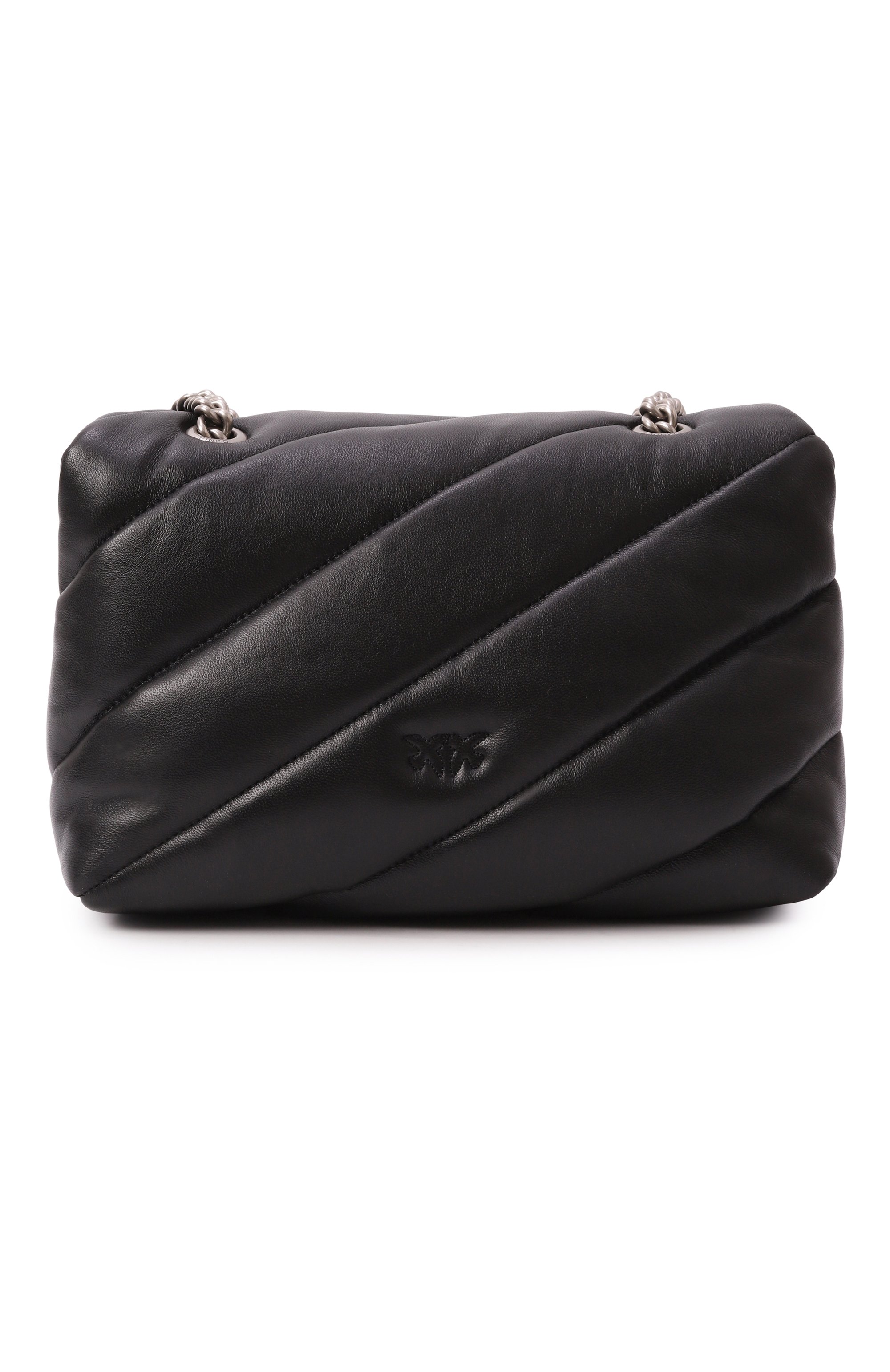 Сумка love puff classic PINKO черного цвета по цене 43900 руб., арт. 100038/A0F2, фото 6 Сумка love puff classic PINKO, арт. 100038/A0F2, фото 6