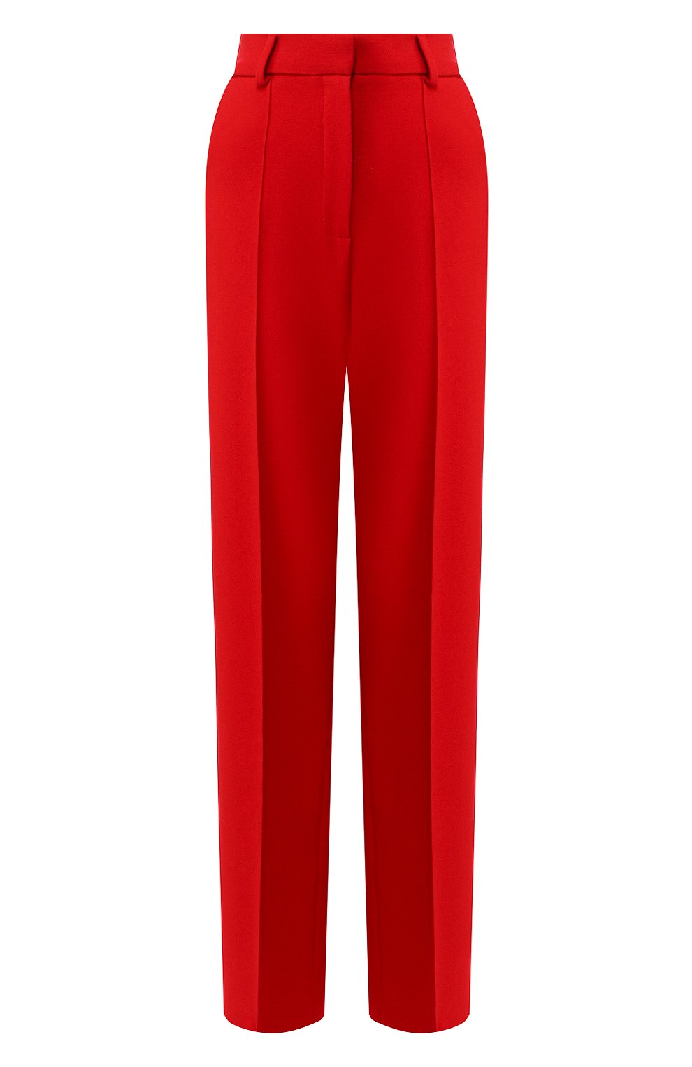 Брюки со стрелками LESYANEBO красного цвета по цене 20800 руб., арт. FW19/Н-157, фото 1 Брюки со стрелками LESYANEBO, арт. FW19/Н-157, фото 1