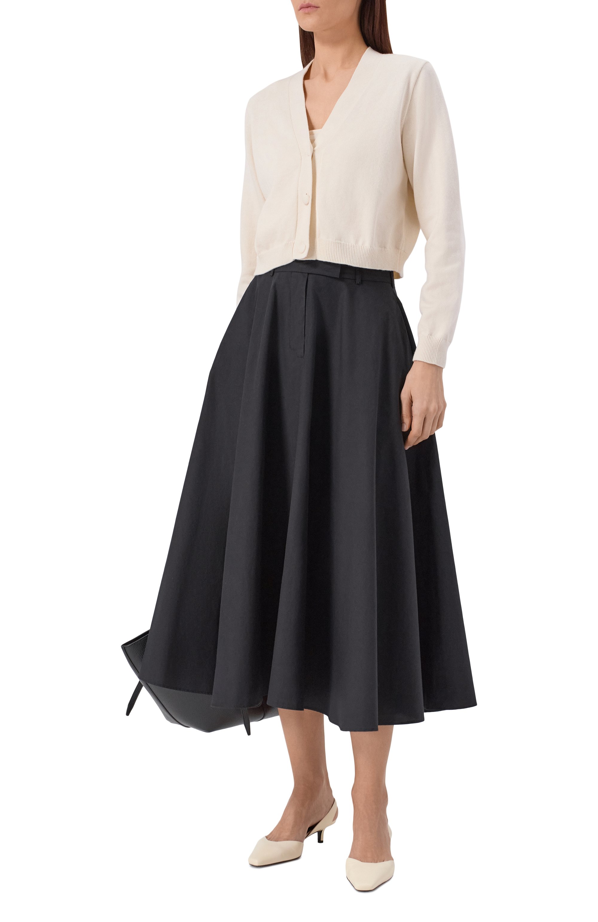 Кардиган из хлопка и кашемира OFFICINE GENERALE, арт. S26WKNT311, фото 2