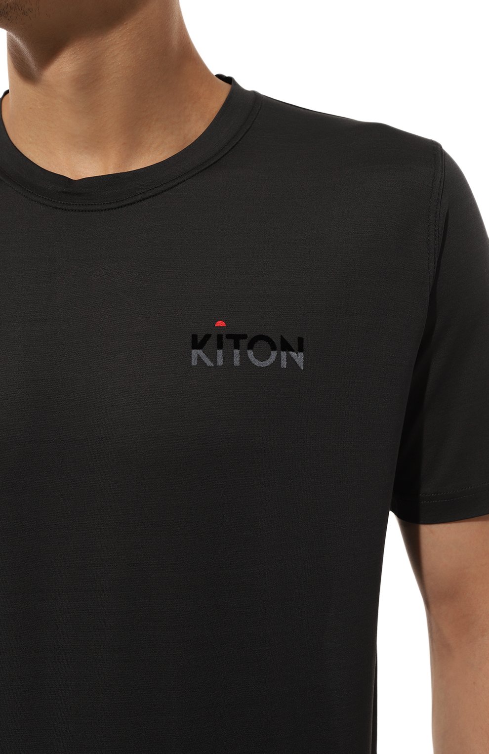 Хлопковая футболка KITON, арт. UMK0487KS, фото 5