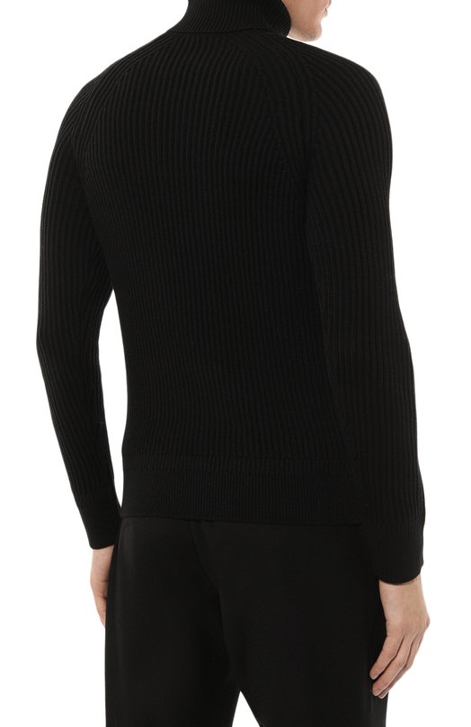 Шерстяной свитер Slowear 810125 ZM284 Чёрный  810125 ZM284 Фото 4