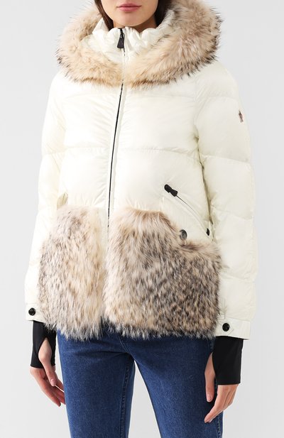 Пуховик MONCLER GRENOBLE белого цвета по цене 355500 руб., арт. D2-098-46391-15-53071, фото 3 Пуховик MONCLER GRENOBLE, арт. D2-098-46391-15-53071, фото 3