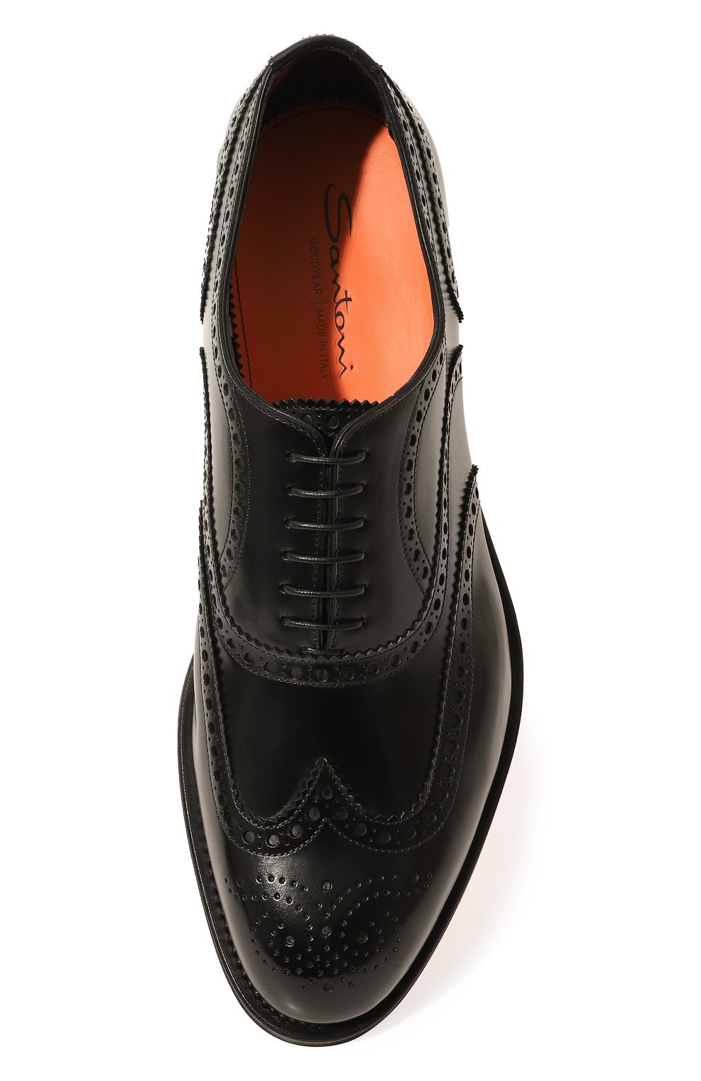 Кожаные оксфорды colin SANTONI, арт. MCCG17836PD5H0BRN01, фото 6
