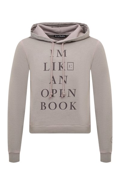 Женский хлопковое худи ACNE STUDIOS, арт. FA-UX-SWEA000139