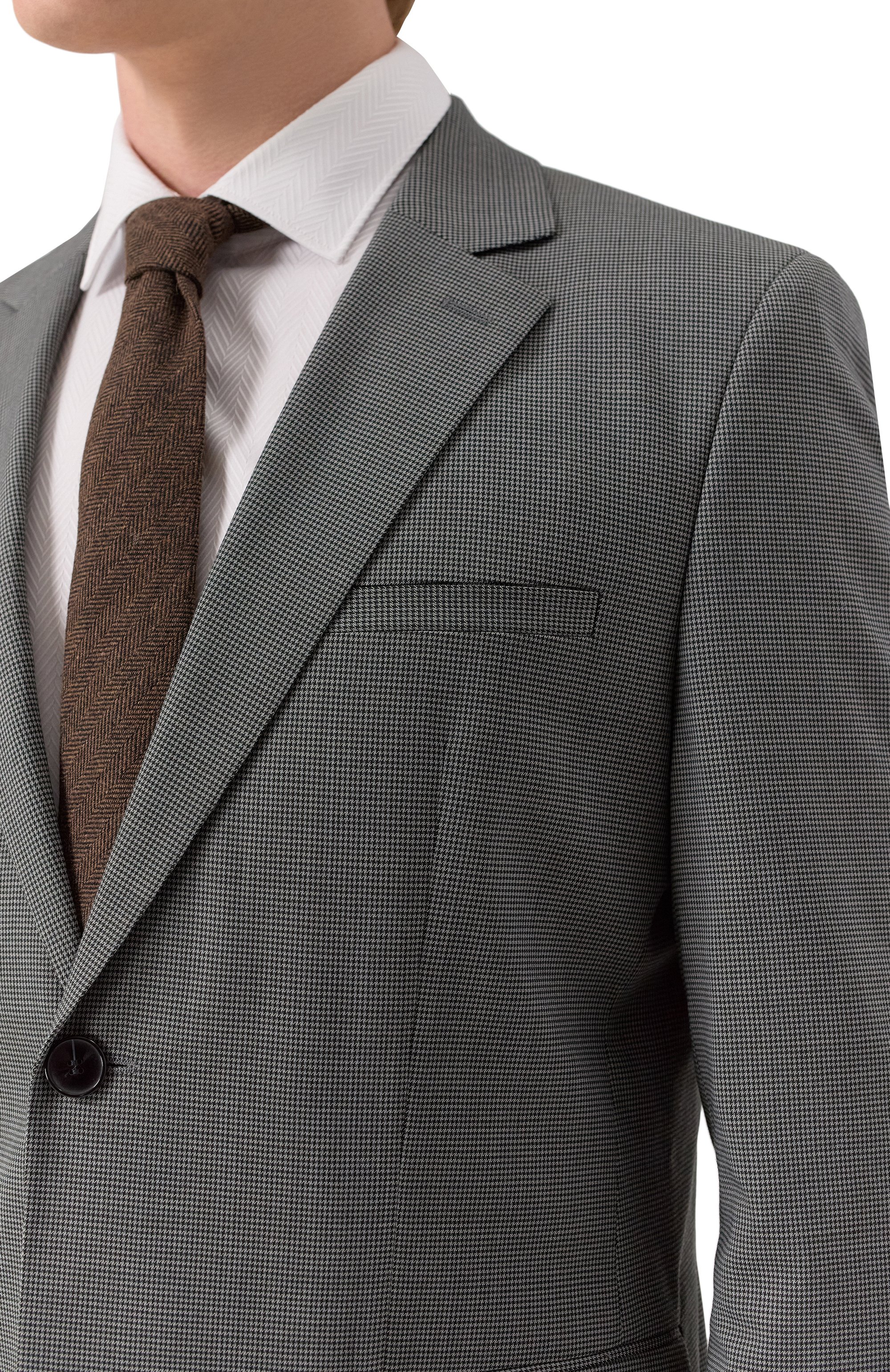 Костюм HUGO серого цвета по цене 69950 руб., арт. 50544684, фото 8 Костюм HUGO, арт. 50544684, фото 8