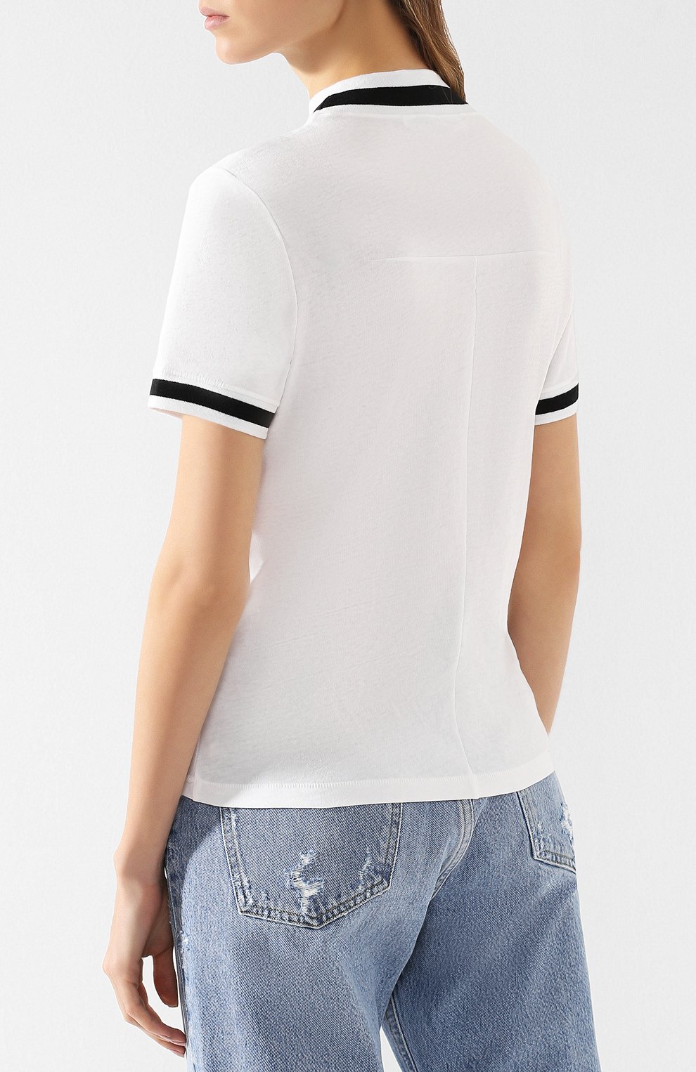 Хлопковая футболка ALEXANDERWANG.T, арт. 4C491075B0, фото 4