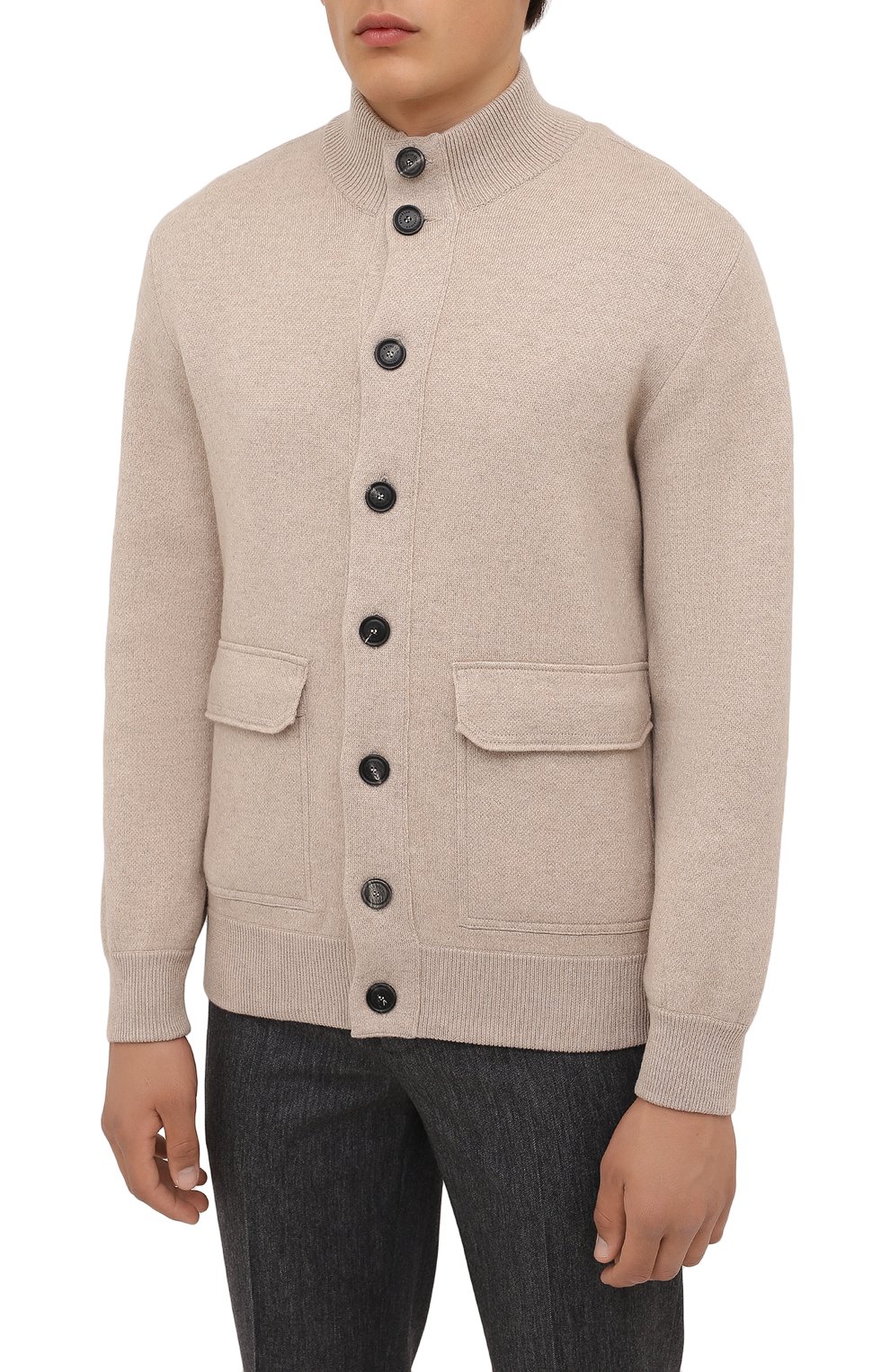 Кардиган из ше рсти и кашемира BRUNELLO CUCINELLI, арт. M3610821, фото 3