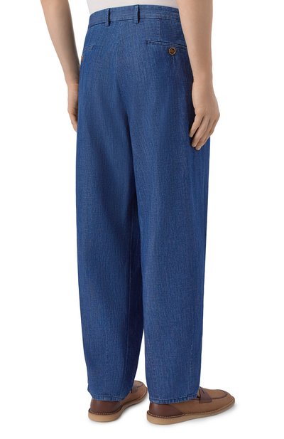 Хлопковые брюки DOLCE & GABBANA, арт. GP1L9D/G80M4, фото 4