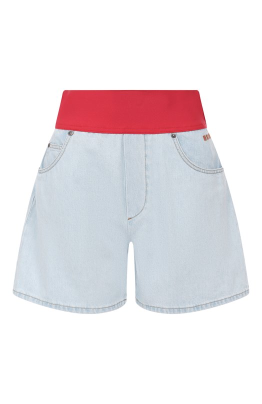 Джинсовые шорты MSGM 3842MDB230L 257238/257238 Голубой 3842MDB230L 257238/257238