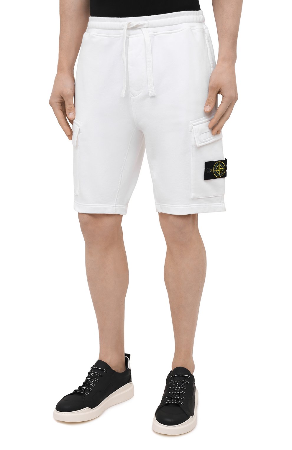 Хлопковые шорты STONE ISLAND, арт. 741565651, фото 3