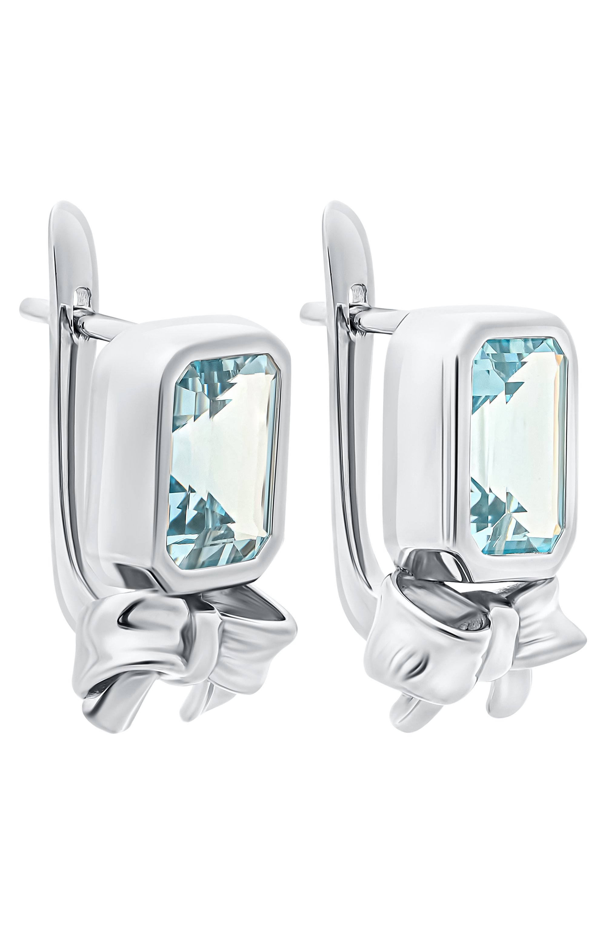 Серьги с бантами и топазами MOONKA, арт. BW-925SL-EA00-TPZ, фото 2